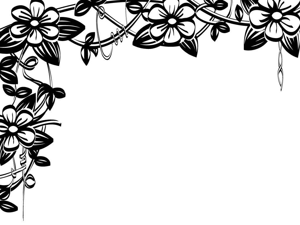 flowers clip art border