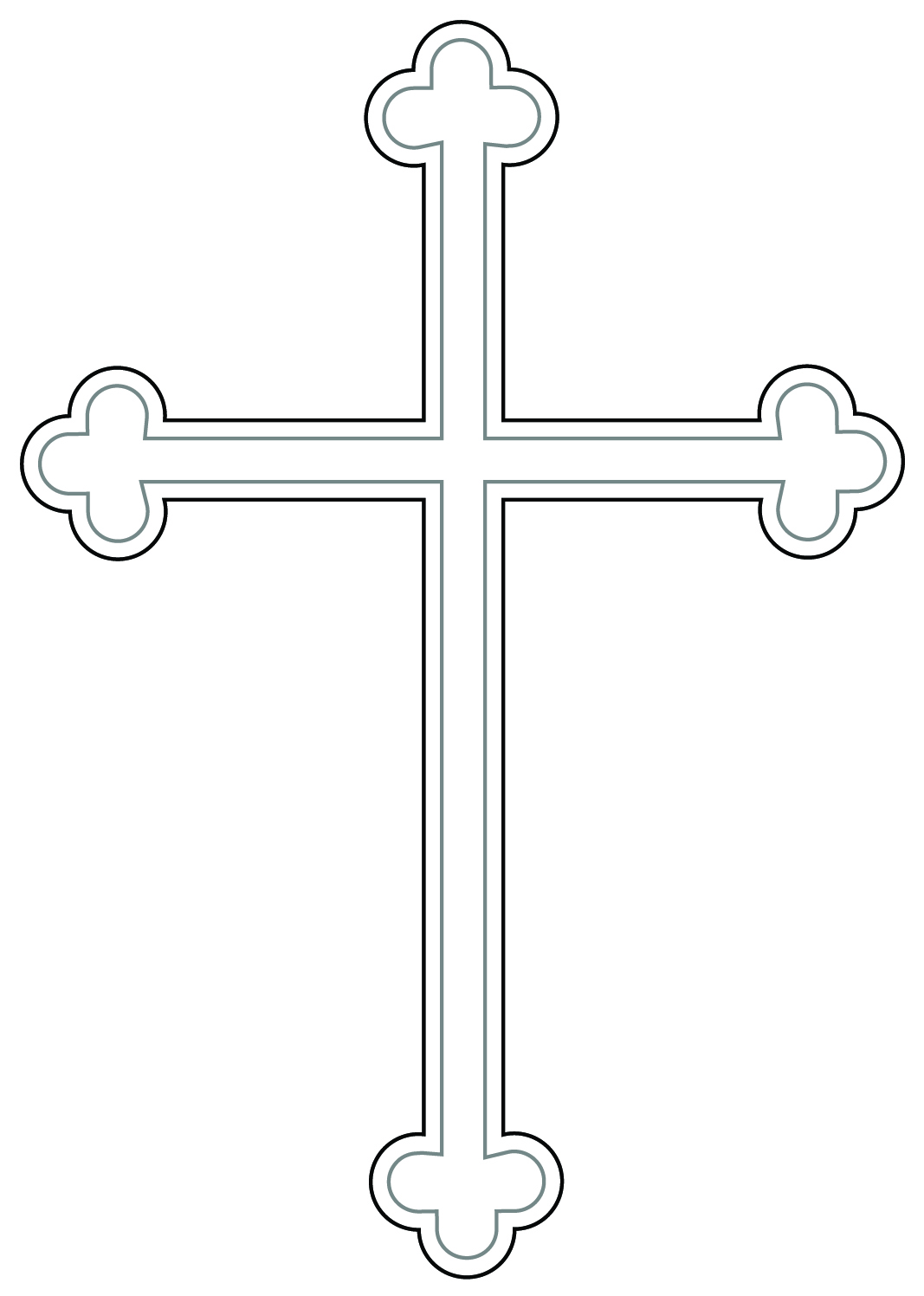 Free catholic cross clipart clipart