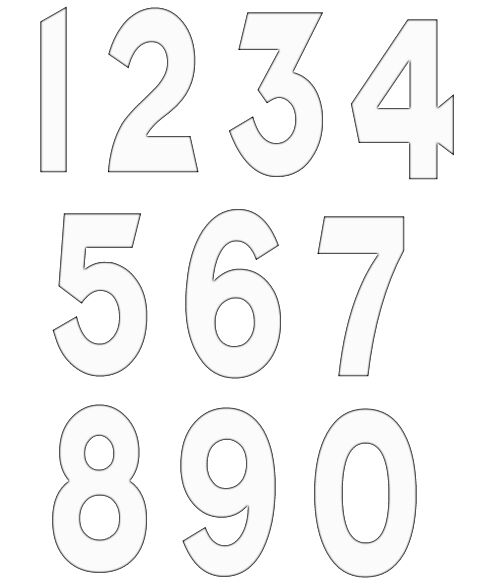 Free numbers clipart free craft project clipart 2