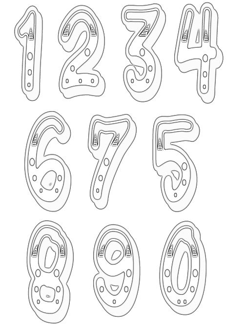 Free numbers clipart free craft project clipart 4