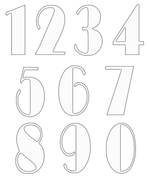 Free numbers clipart free craft project clipart 5