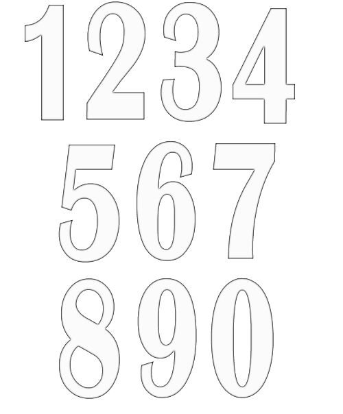 Free numbers clipart free craft project clipart 8