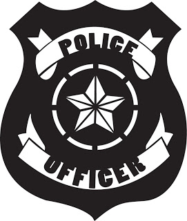 Gallery for oval police badge clipart