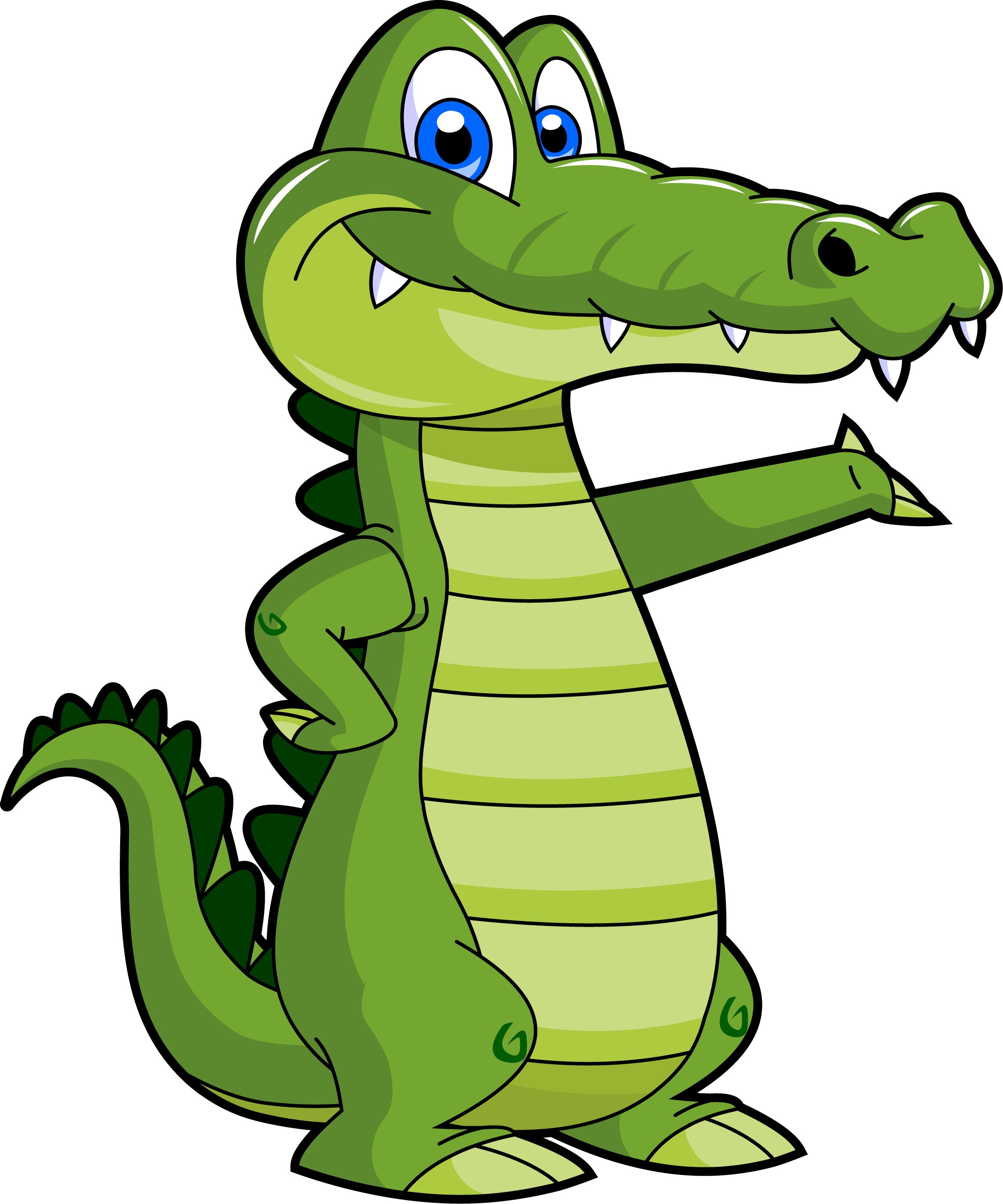 Girls alligator cartoon clipart - Clipartix