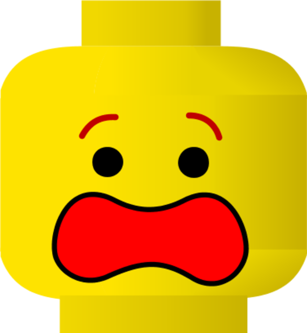 Image of lego clipart scared faces clip art