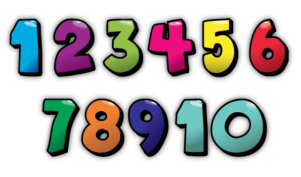 Large numbers clipart clipart kid 2