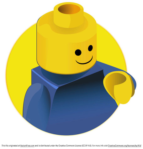 Lego clip art vector 6 graphics