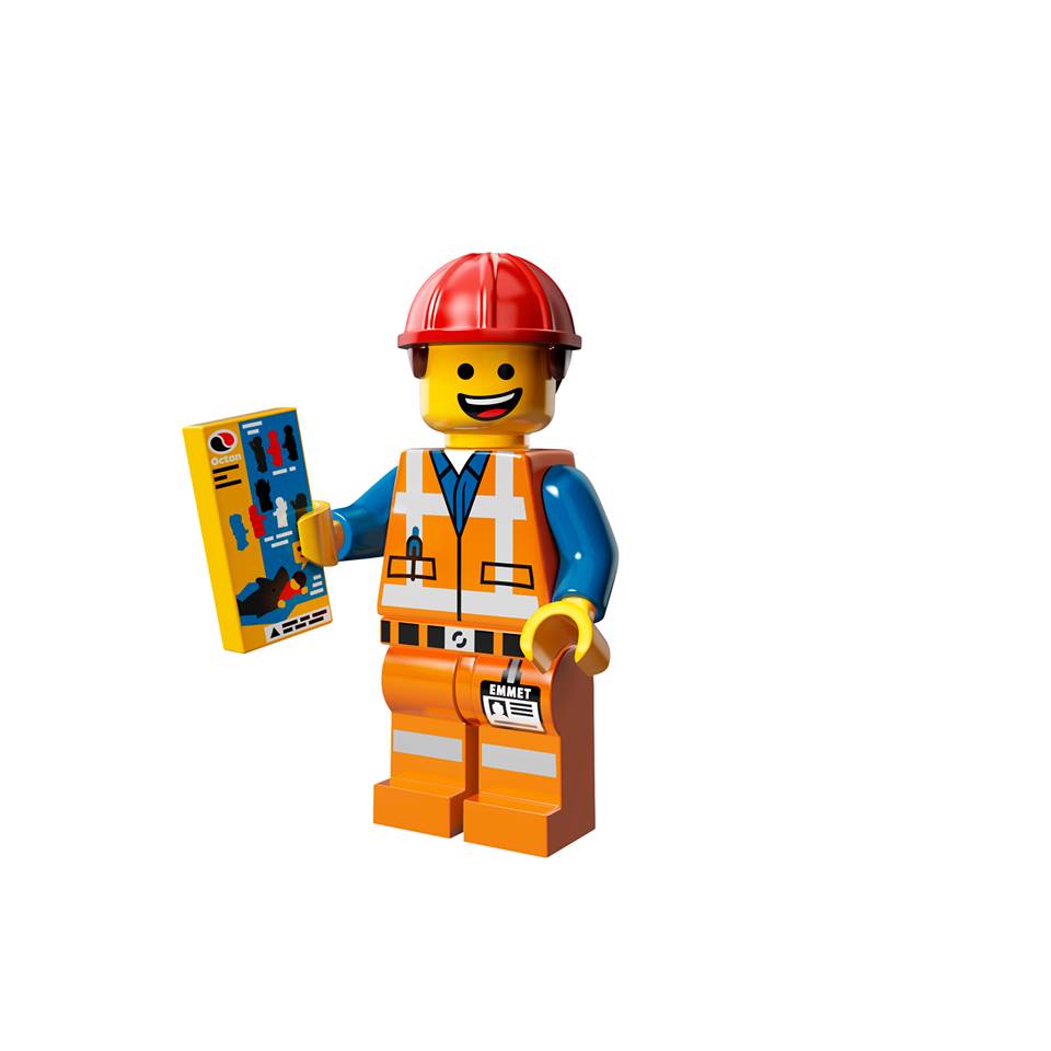 Lego movie minifigure clipart