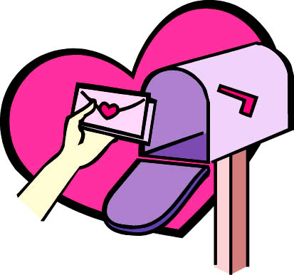 Mailbox cute valentine mail clipart clipart kid