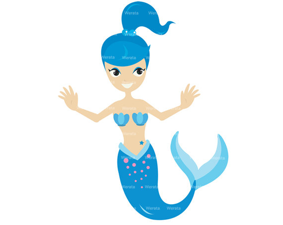 Mermaid clip art free download clipart images 7