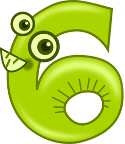 Numbers animal number six clip art at clker vector clip art