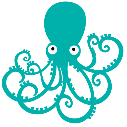 Octopus clipart image 2