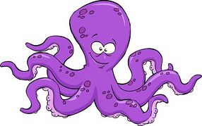 Octopus clipart image 3