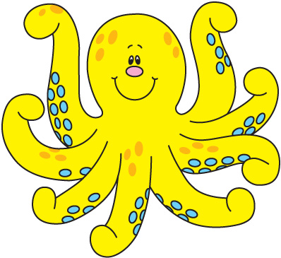 Octopus free clipart kid 2