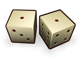 Pair of dice clipart image