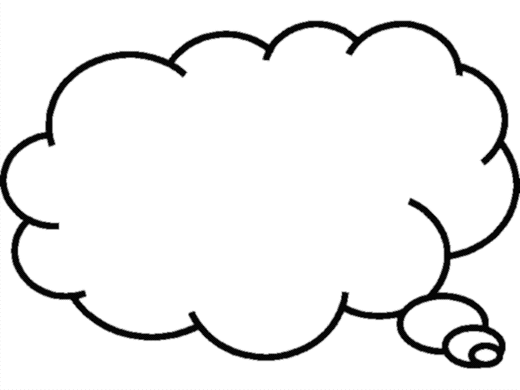 Person thinking with thought bubble free clipart 2