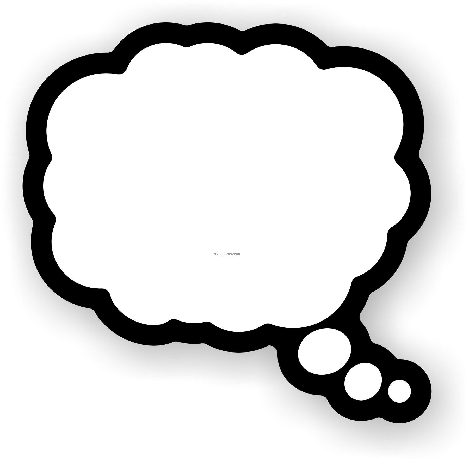 Person thinking with thought bubble free clipart 5
