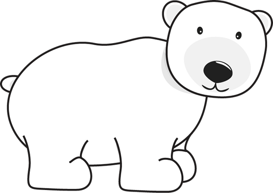 Polar bear clip art polar bear image
