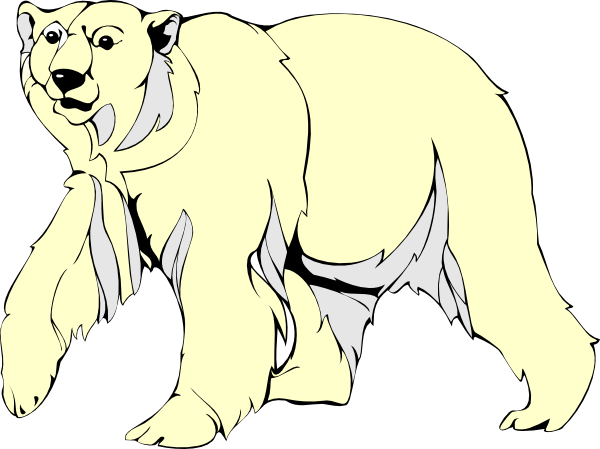 Polar bear clip art the cliparts