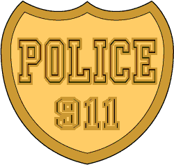 Police badge cop badge clipart kid