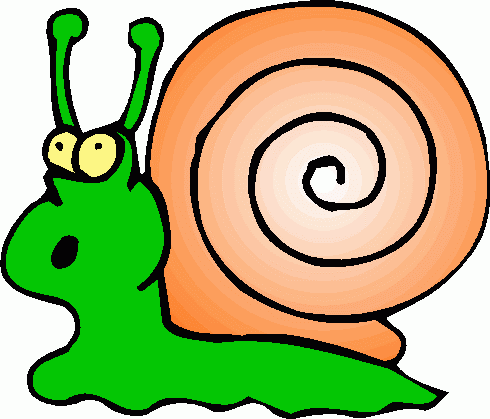 slow snail clipart free