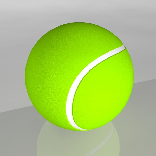 3ds tennis ball clipart