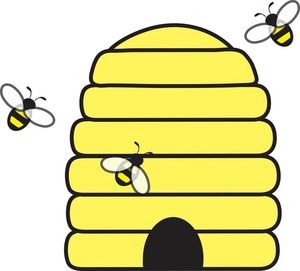 Beehive clipart free images 2 image