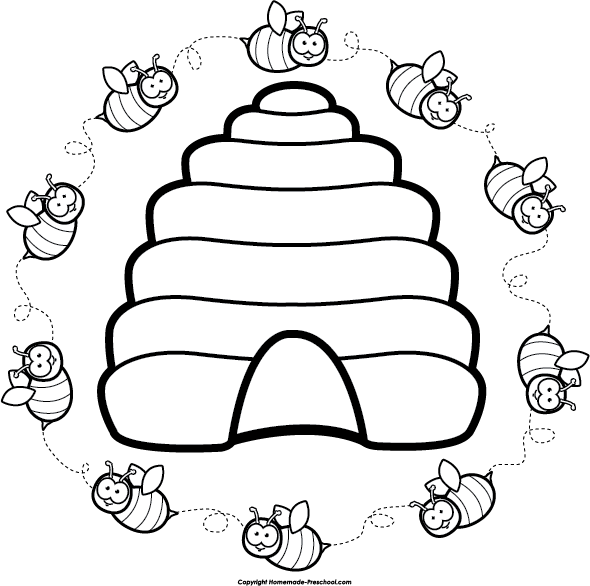 Beehive clipart free images image