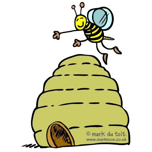 Beehive honey bee hive clipart kid 3