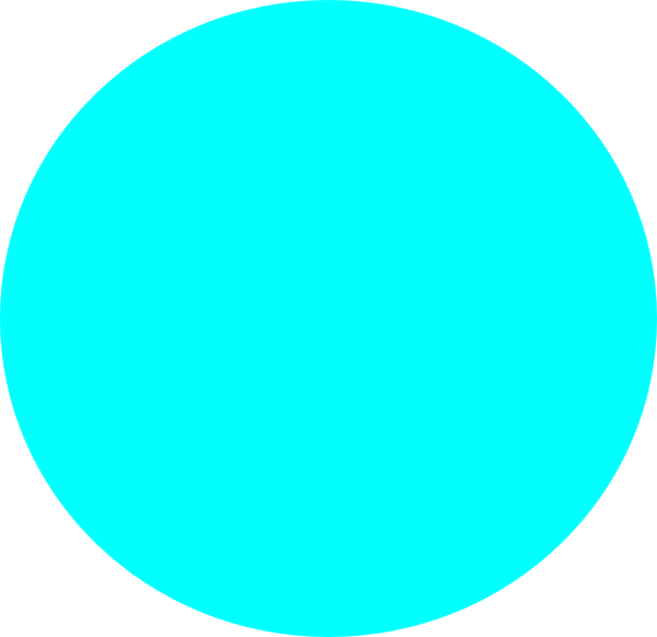 Blue circle clipart 2