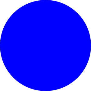 Blue circle clipart