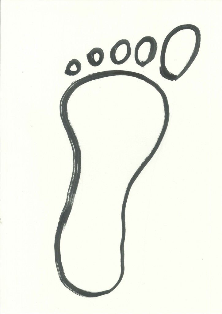 Bottom of foot clipart