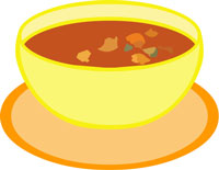 Bowl of soup clipart kid 4