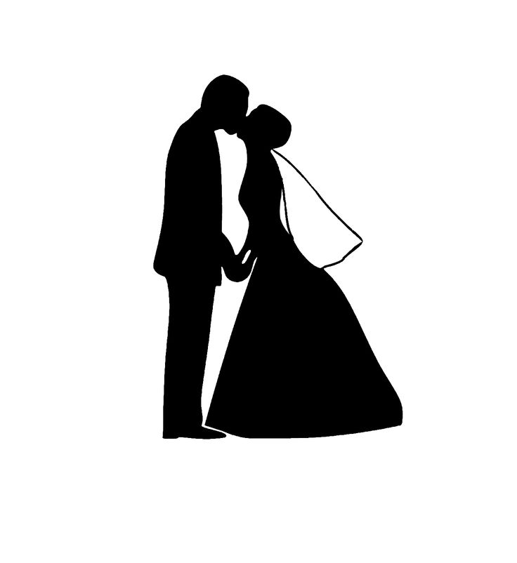 Bridesmaid silhouette clip art free clipart images