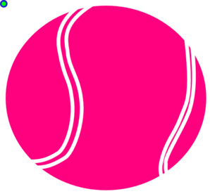 Bright pink tennis ball clip art high quality