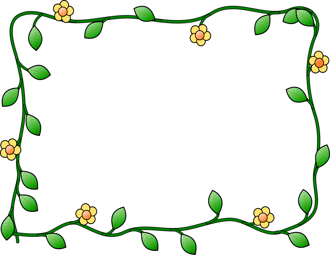 Clip art flowers and vines 3