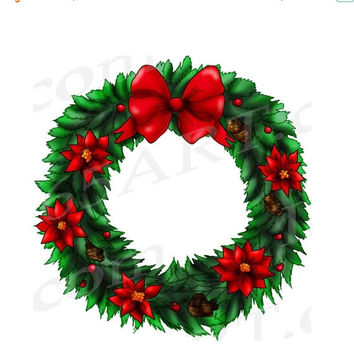 Clip art wreath clipart image