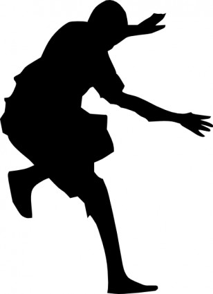 Dancer clipart silhouette free images 3