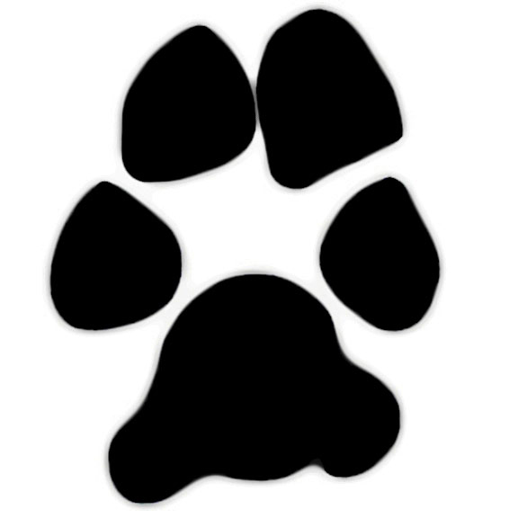 Dog paw print clip art free download 4 - Clipartix