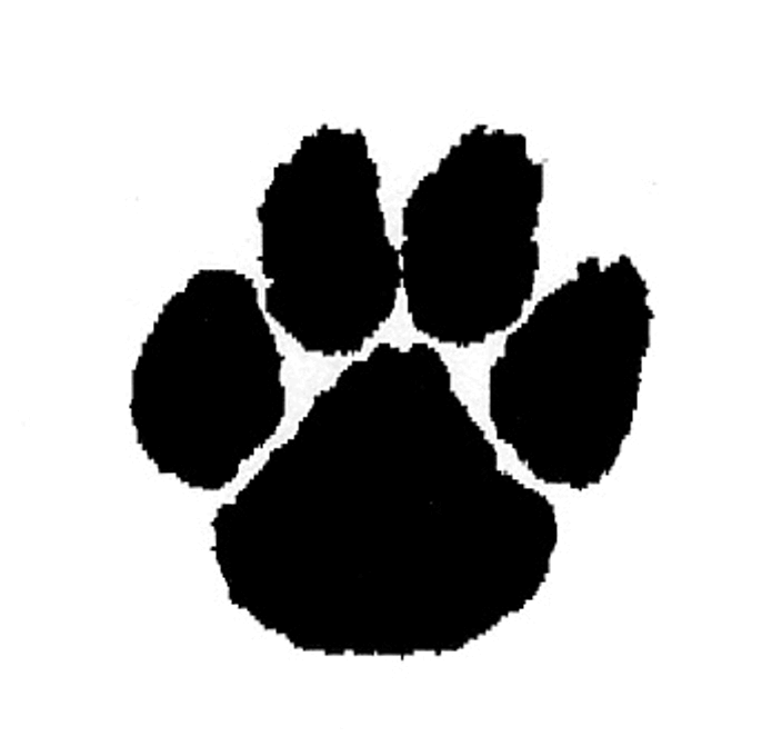 Dog paw print clip art free download 7