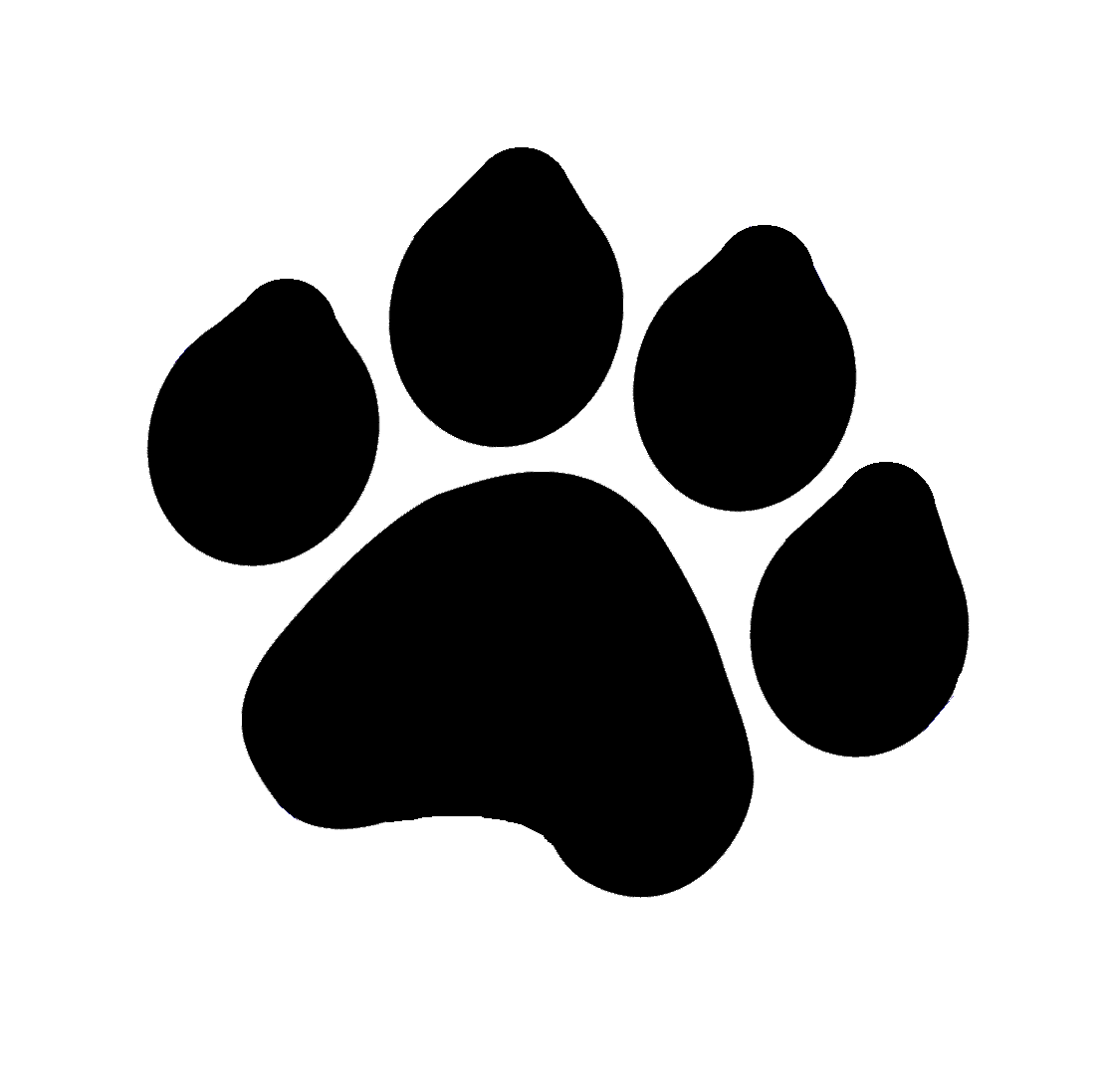 Dog paw print clip art free download