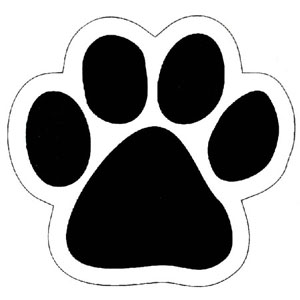 Dog paw print stamps dog prints clip art clipartcow 3