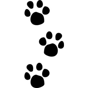 Dog paw print stamps dog prints clip art clipartcow