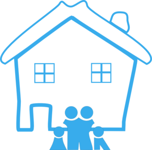 Family home clipart kid 2