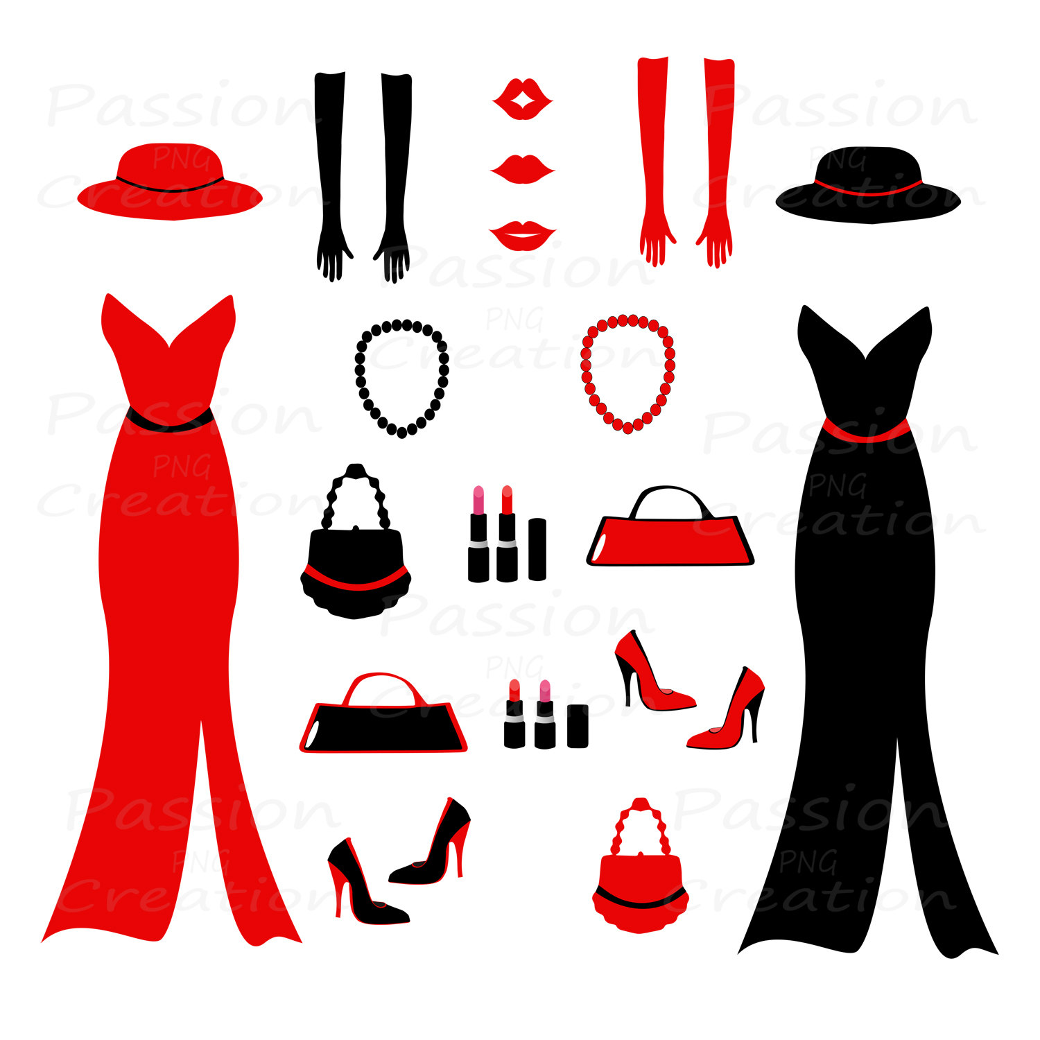 Fashion clip art borders free clipart images 9