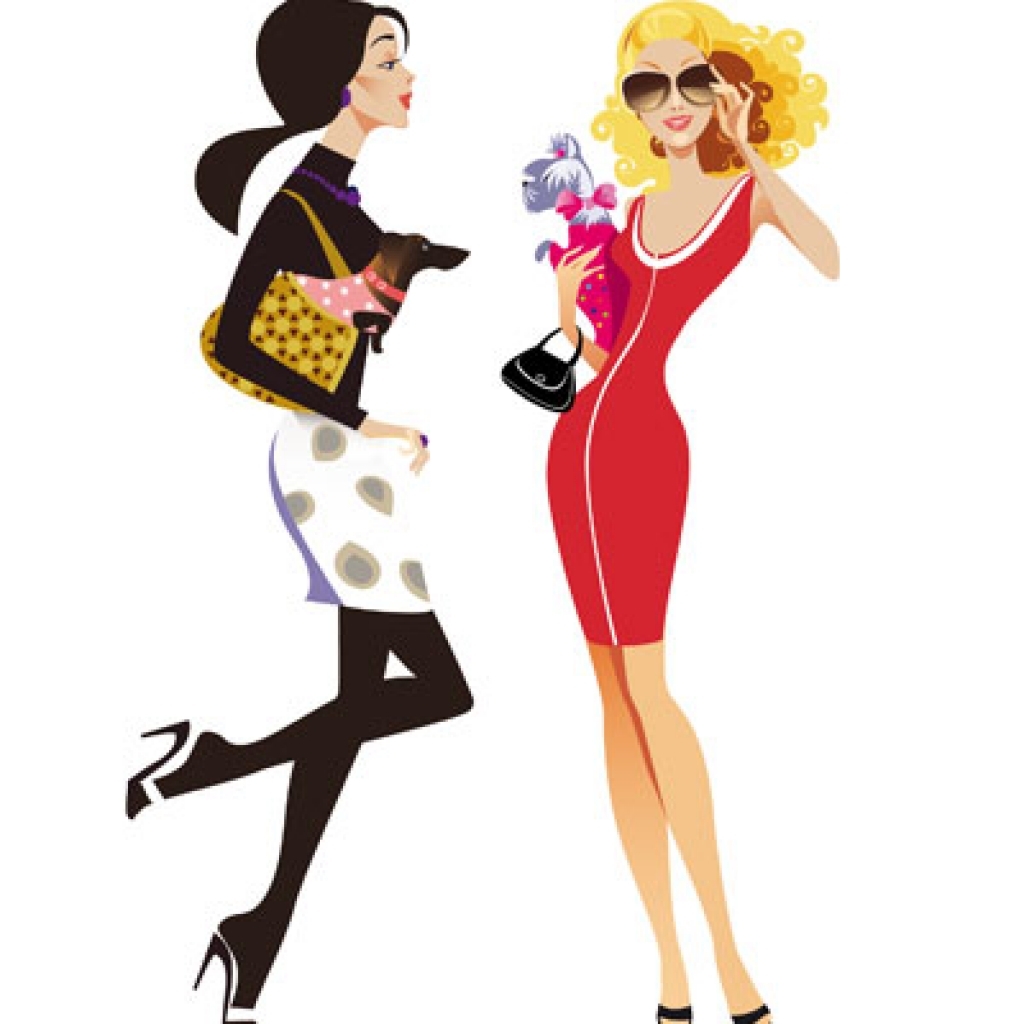 Fashion girl clip art and girls in