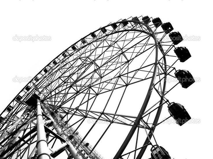 Ferris wheel clip art free outline of a large ferris wheel