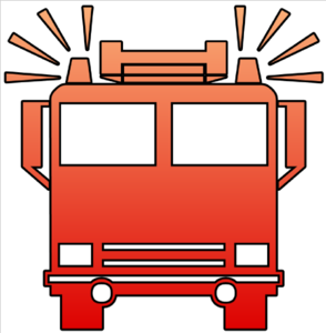 Firetruck fire truck clipart black and white free 2