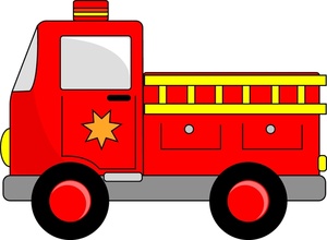 Firetruck fireman and fire truck clipart kid