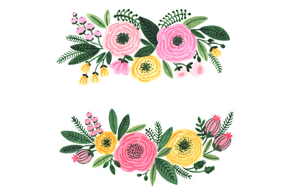 Floral clipart flower wedding graphics clip image